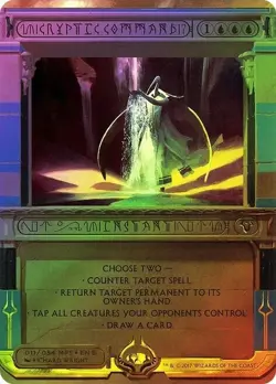 MTG English Cryptic Command NM Foil Amonkhet Invocations - Image 1