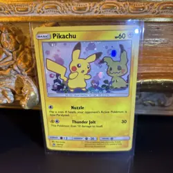 Pokemon 2019 Pikachu SM162 Sun & Moon Black Star Promo Holo Card TCG - Image 1
