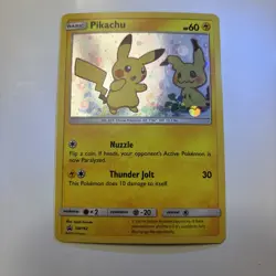 Pokemon 2019 Pikachu SM162 Sun & Moon Black Star Promo Holo Card TCG - Image 2