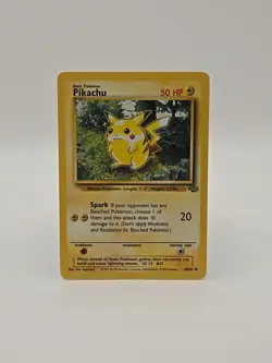 1999 Pokemon Pikachu 60/64 Jungle BASE SPARK Pokemon Card NEAR MINT Ungraded - Image 1