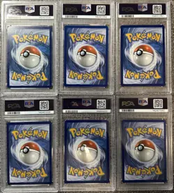 6 PSA Graded Pokemon Card Slab Gyarados Natu Ninetails Judge Lot - Image 2