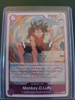 Judge Stamped - Monkey.D.Luffy - OP03-070 Alt Art Promo - One Piece Card Game - Image 1