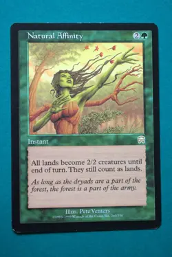 Natural Affinity - Mercadian Masques - Lightly Played - Magic The Gathering - Image 1