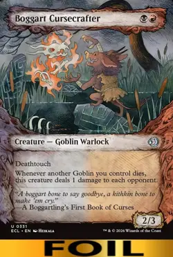 Boggart Cursecrafter ** FOIL SHOWCASE ** Lorwyn Eclipse - CUC NM MTG - Image 1