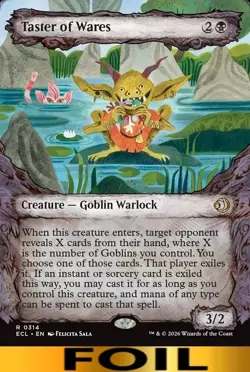 Taster of Wares ** FOIL SHOWCASE ** #314 - Lorwyn Ecliped - NM MTG - Image 1