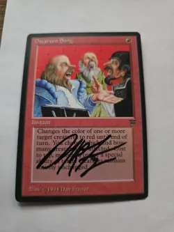 Dwarven Song Artist Proof SIGNED By Dan Frazier Magic the Gathering - Image 1