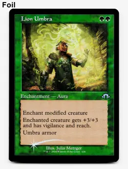 Lion Umbra (Retro Frame) - FOIL - MTG: Modern Horizons 3 🌳🌳 - Image 1