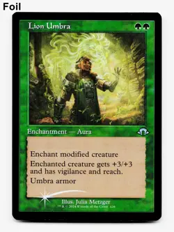 Lion Umbra (Retro Frame) - FOIL - MTG: Modern Horizons 3 🌳🌳 - Image 3