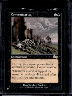 1998 Magic MTG Urza's Saga Contamination #123 - Image 1