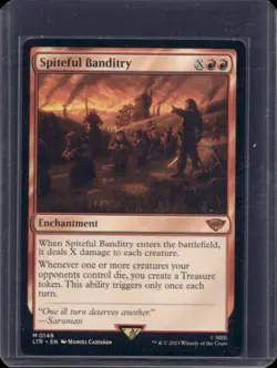 2023 Magic MTG Lord of Rings Tales Middle-Earth Spiteful Banditry #0149 - Image 1