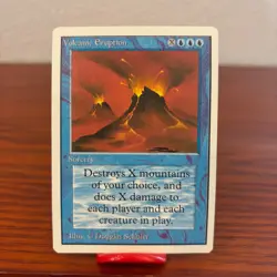 Magic the Gathering MTG Unlimited Volcanic Eruption LP+ (Beta Bob) - Image 1