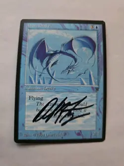 Azure Drake Artist Proof SIGNED By Dan Frazier Magic the Gathering - Image 1