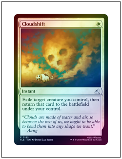 1x Cloudshift, Foil, Avatar The Last Airbender, MTG NM - Image 1