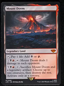 Magic TCG - LTR Tales of Middle-Earth - Mount Doom - 0258 - Mythic - Regular NM - Image 1