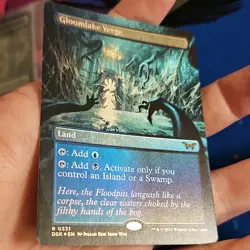Gloomlake Verge Foil Rare Land Magic Duskmourn Wizards of the Coast 2024 - Image 2