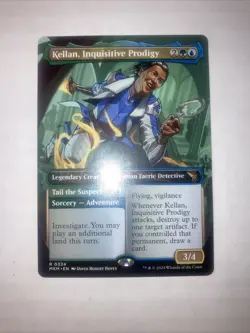 Kellan, Inquisitive Prodigy (Borderless) Murders at Karlov Manor Regular X2 - Image 2