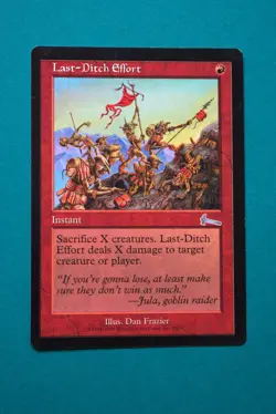 Last-Ditch Effort - Urza’s Legacy - Never Played - Magic The Gathering(1) - Image 1