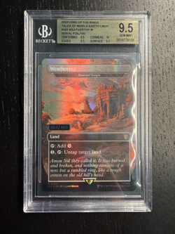 Weathertop Deserted Temple Serialized 083/100 BGS 9.5 GEM MINT MTG LOTR - Image 1