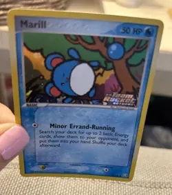 Marill 68/109 Team Rocket Returns Reverse Holo Pokemon Card Stamped - Image 5