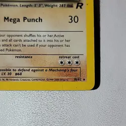 Pokemon TCG Dark Machamp Holo Rare 10/82 Team Rocket WOTC LP - Image 3