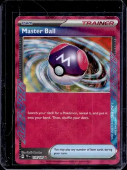 2024 Pokemon Temporal Forces Master Ball #153/162 - Image 1