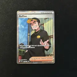 Pokemon TCG Ruffian 181/159 Ultra Rare Full Art Holo Journey Together JTG - Image 1