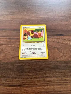 Teddiursa Vintage 2001 Pokemon Neo Discovery TCG Card 65/75 NM - Image 2