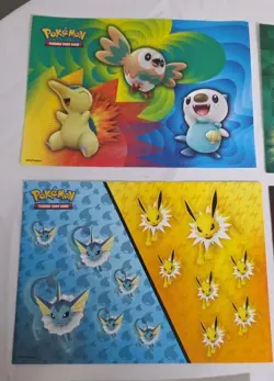 Pokemon TCG Sticker Sheets MIXED LOT OF 6 From Collector's Chests 2020 2021 2022 - Image 2