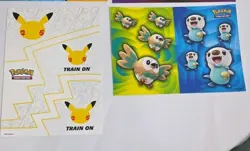 Pokemon TCG Sticker Sheets MIXED LOT OF 6 From Collector's Chests 2020 2021 2022 - Image 4