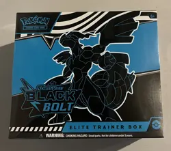 Pokemon TCG Scarlet & Violet Black Bolt Elite Trainer Box ETB New Sealed - Image 1