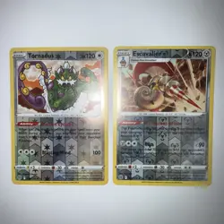 Pokemon Tornadus & Escavalier 2022 Brilliant Stars Reverse Holo Cards Lot Mint! - Image 1
