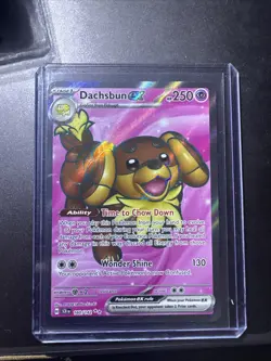 Pokemon TCG Dachsbun EX 160/142 Stellar Crown Ultra Rare - Image 1