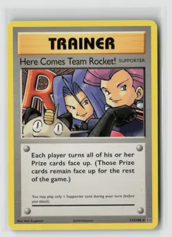 HERE COMES TEAM ROCKET! 113/108 XY EVOLUTIONS POKEMON TCG MP - Image 1