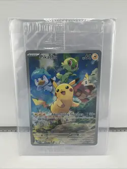 Pikachu Pokemon SEALED SVP 027 Scarlet & Violet Paldea Evolved ETB Promo - Image 1