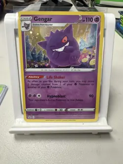 Pokemon Gengar TCG Sword & Shield Promo Black Star Holo Card SWSH052 - Image 1