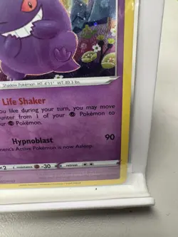 Pokemon Gengar TCG Sword & Shield Promo Black Star Holo Card SWSH052 - Image 2