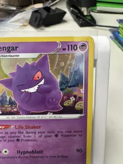 Pokemon Gengar TCG Sword & Shield Promo Black Star Holo Card SWSH052 - Image 4