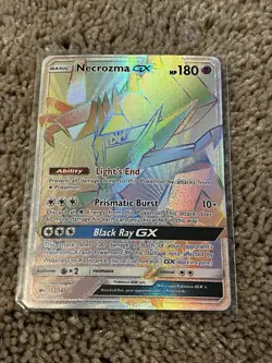 Pokemon Rainbow Necrozma GX 153/147 Burning Shadows Secret Rare Full Art Holo - Image 1