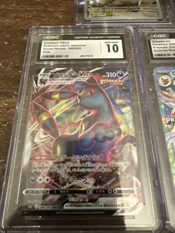 Pokemon CGC Graded Lot of 7 Slabs Cards Eevee & Evolutions Pristine, Umbreon - Image 2