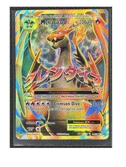 Pokemon M Charizard EX Ultra Rare Full Art Holo Card 101/108 Evolutions English - Image 1