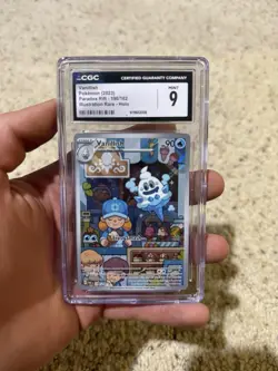 Pokemon TCG Vanillish Paradox Rift 190/182 Holo Illustration Rare CGC 9 - Image 1