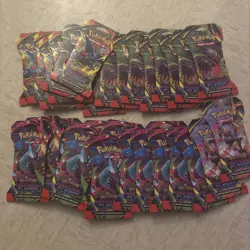 Pokemon TCG PHANTASMAL FLAMES Sleeved Booster Packs New Sealed Lot of 30Packs - Image 1