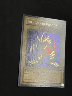 Yugioh Tri-Horned Dragon LOB-EN000 Secret Rare 2004 'EN' NM+ - Image 2
