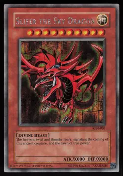Slifer the Sky Dragon GBI-001 Secret Rare Promo Yu-Gi-Oh - Image 1