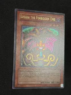 Yugioh Exodia The Forbidden One LOB-124 Ultra Rare Original 02-03 Unlimited NM+ - Image 2