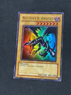 Yugioh Red-Eyes B. Dragon LOB-070 Ultra Rare Original 02-03 Unlimited NM+ - Image 3