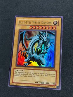 Yugioh Blue-Eyes White Dragon LOB-001 Ultra Rare Original 02-03 Unlimited NM+ - Image 3
