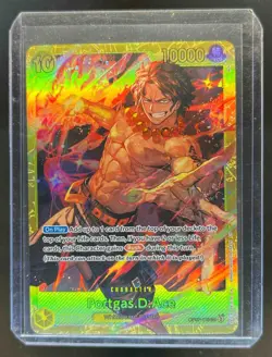 2024 One Piece 500 Years in the Future Portgas.D.Ace Secret Rare #OP07-119 - Image 1