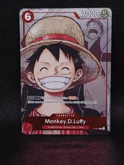 Monkey D Luffy (Alternate Art) P-001 25th Anniversary One Piece Promo #2 - Image 1