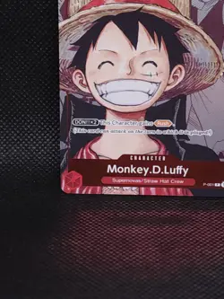 Monkey D Luffy (Alternate Art) P-001 25th Anniversary One Piece Promo #2 - Image 5